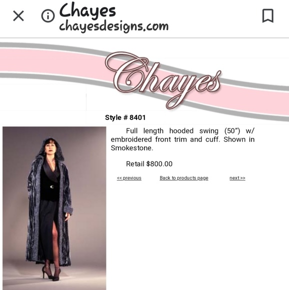 Long Ventage Swing Coat - Picture 2 of 2